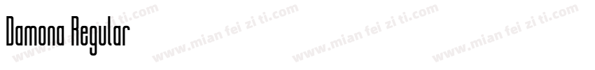 Damona Regular字体转换